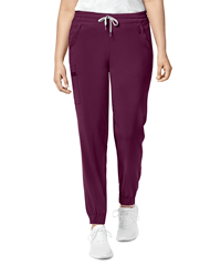 WonderWink Renew Women's 7-Pocket STRETCH Flat Front Drawstring Cargo Jogger Scrub Pants