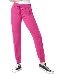 WonderWink Aero Women's 7-Pocket Yoga Waist Cargo Jogger PETITE Scrub Pants