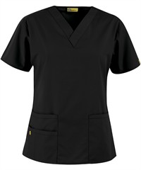 Style # W6016: BLACKWonderWink ORIGINS Bravo Women's 3-Pocket V-Neck Scrub Top