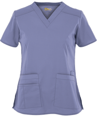 WonderWink Scrubs WonderFLEX SOLID Verity V-Neck Top