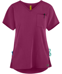 WonderWink Aero Women's 3-Pocket Dolman Sleeve V-Neck Scrub Top