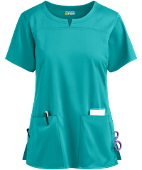 WonderWink PRO Women's 4-Pocket Notch Neck Scrub Top