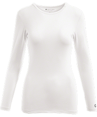 Style # WC205: WHITEWhite Cross Women's Long Sleeve STRETCH Scrub Tee 