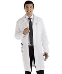 White Swan Meta Men's 5-Pocket Scrub Lab Coat