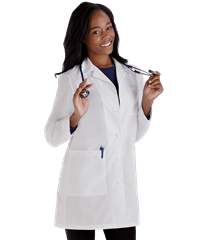 White Swan Meta Women's 4-Pocket 35" Lab Coat