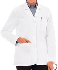 White Swan Meta Women's 7-Pocket Consultation Scrub Lab Coat 