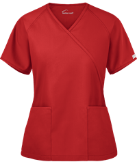 Butter-Soft Core by UA™ Women's 2-Pocket Solid Mock Wrap Scrub Top