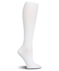 Style # YTSSOCK1: WHITECherokee YTSSOCK1 Women's  8-12 mmHg Light Compression Socks