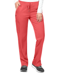 Style # Z3018: CORALZavate Ava Therese Women's 5-Pocket Convertible Cargo Yoga STRETCH Scrub Pant