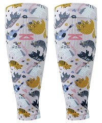 Zensah Cats Women's 15-20 mmHg Moderate Compression Sleeves