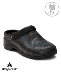 Cherokee Anywear Zone Midnight Summer Glitter Women's Slip Resistant Nursing Shoes