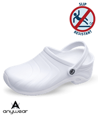 Style # ZONE: WHITEAnywear Zone Unisex Slip Resistant Nursing Clogs