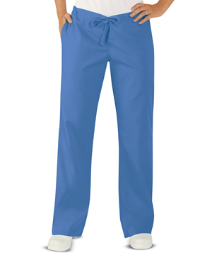 UA Best Buy Scrubs Women's PETITE Moderate Flare Leg Drawstring Scrub Pants
