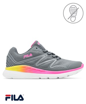 Fila Memory Panorama 9 Monument/Knockout Pink Women's Athletic Lace Up Nursing Shoes