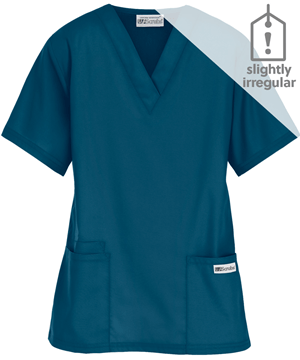 UA Best Buy Scrubs Women's 3-Pocket V-Neck Top **Slightly IRREGULAR**