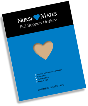 Nurse Mates "Feels Terrific" Women's 6 mmHg Full Support Nursing Pantyhose 