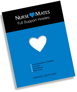 Nurse Mates "Feels Terrific" Women's 6 mmHg Full Support Nursing Pantyhose 