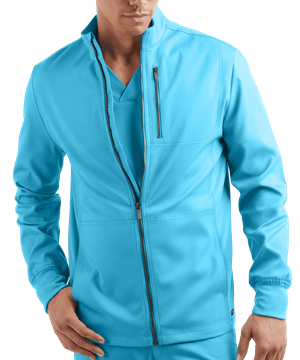 UA Advantage STRETCH Men's 4-Pocket Zip Front Warm-Up Scrub Jacket