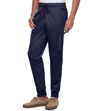 UA Advantage STRETCH Men's 4-Pocket Knit Waistband Jogger Scrub Pants