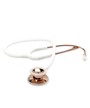 ADC Adscope 603 Clinician Rose Gold/ White Stainless Steel Stethoscope 