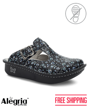 Alegria Classic Work Pretty Women's Buckle Nursing Clogs
