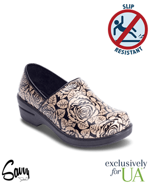 UA Exclusive Savvy Brandy Golden Rose Women's Slip Resistant Nursing Shoes