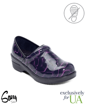 Savvy Brandy Exclusive Swirly Slip-resistant Woman's Nursing Shoes