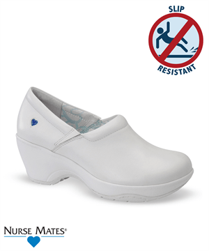 Nurse Mates Bryar Women's Leather Nursing Clogs
