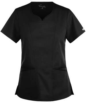 UA Butter-Soft STRETCH Women's 4-Pocket Sweetheart Neck Scrub Top