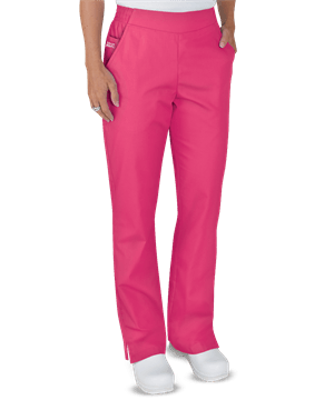 UA Butter-Soft STRETCH Women's 3-Pocket PETITE Flat Front w/ Back Elastic Scrub Pants
