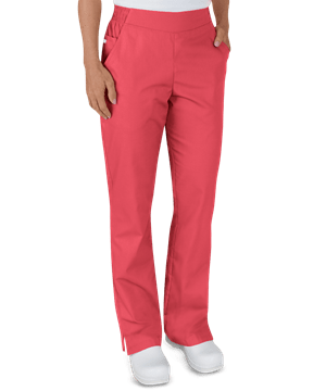 UA Butter-Soft STRETCH Women's 3-Pocket TALL Flat Front w/ Back Elastic Scrub Pants