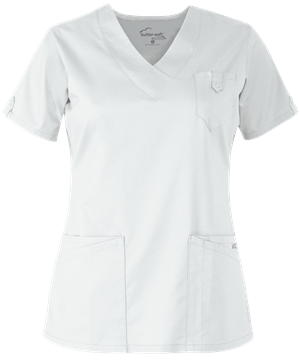 UA Butter-Soft STRETCH Women's 5-Pocket V-Neck Scrub Top