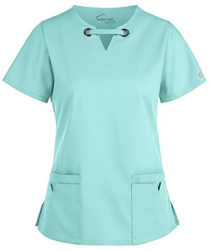 UA Butter-Soft STRETCH Women's 4-Pocket Large Grommet Scrub Top