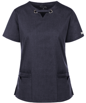 UA Butter-Soft STRETCH Women's 4-Pocket Large Grommet Scrub Top