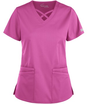 UA Butter-Soft STRETCH Women's 4-Pocket Crisscross Scrub Top