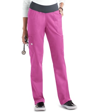 UA Butter-Soft STRETCH Active Women's 10-Pocket Yoga Scrub Pants