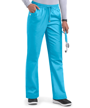 UA Butter-Soft STRETCH Women's 3-Pocket PETITE Elastic Waist Drawstring Scrub Pants