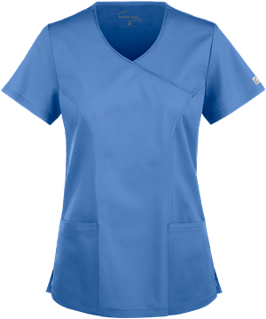 UA Butter-Soft STRETCH Women's 3-Pocket V-Neck Mock Wrap Scrub Top
