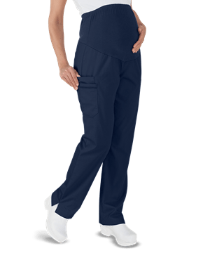 UA Butter-Soft STRETCH Women's 6-Pocket Knit Waist Maternity Scrub Pants