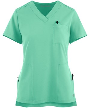 Easy STRETCH by Butter-Soft™ Taylor Women's 3-Pocket High Low Hem V-Neck Scrub Top