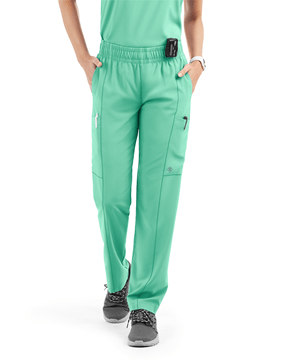 Easy STRETCH by Butter-Soft™ Nala Women's 5-Pocket Straight Leg PETITE Scrub Pants