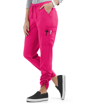 Easy STRETCH by Butter-Soft™ Halle Women's 9-Pocket Ruched Leg Jogger Scrub Pants