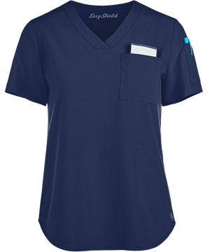Easy STRETCH by Butter-Soft™ Chloe Women's 2-Pocket V-Neck Tuck-In Scrub Top