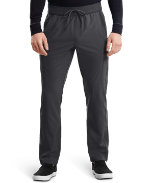 Cherokee iflex Men's 7-Pocket STRETCH Knit Elastic Waistband Scrub Pants