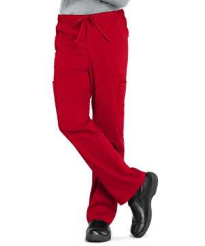 Cherokee Workwear Professionals Men's 6-Pocket Cargo SHORT Scrub Pants