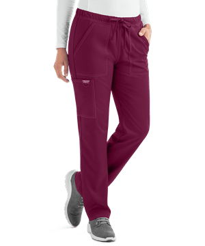 Cherokee Workwear Revolution Unisex 4-Pocket STRETCH Drawstring Cargo Scrub Pants