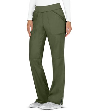 Cherokee Workwear Revolution Women's 4-Pocket STRETCH Pull-On Cargo PETITE Scrub Pants