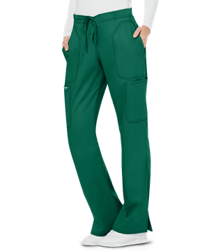 Cherokee Workwear Revolution Women's 5-Pocket STRETCH Drawstring Cargo Scrub Pants