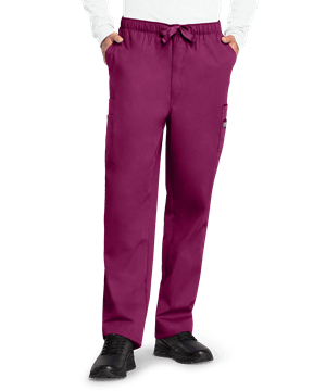 Cherokee Workwear Men's 5-Pocket Cargo Scrub Pants