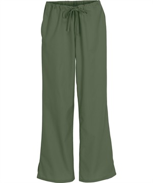 Cherokee Workwear Women's 3-Pocket Drawstring Flare Leg PETITE Scrub Pants